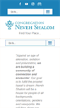 Mobile Screenshot of nevehshalom.org